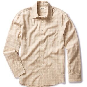 Taylor Stitch Tan Plaid Men's Shirt